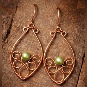 Elegant Wire Earrings